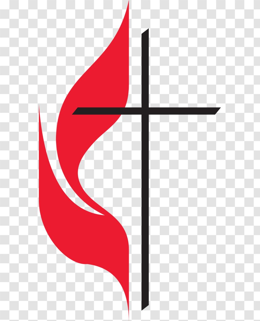 United Methodist Church Cross And Flame Methodism Christian God - John Wesley - Vector Transparent PNG