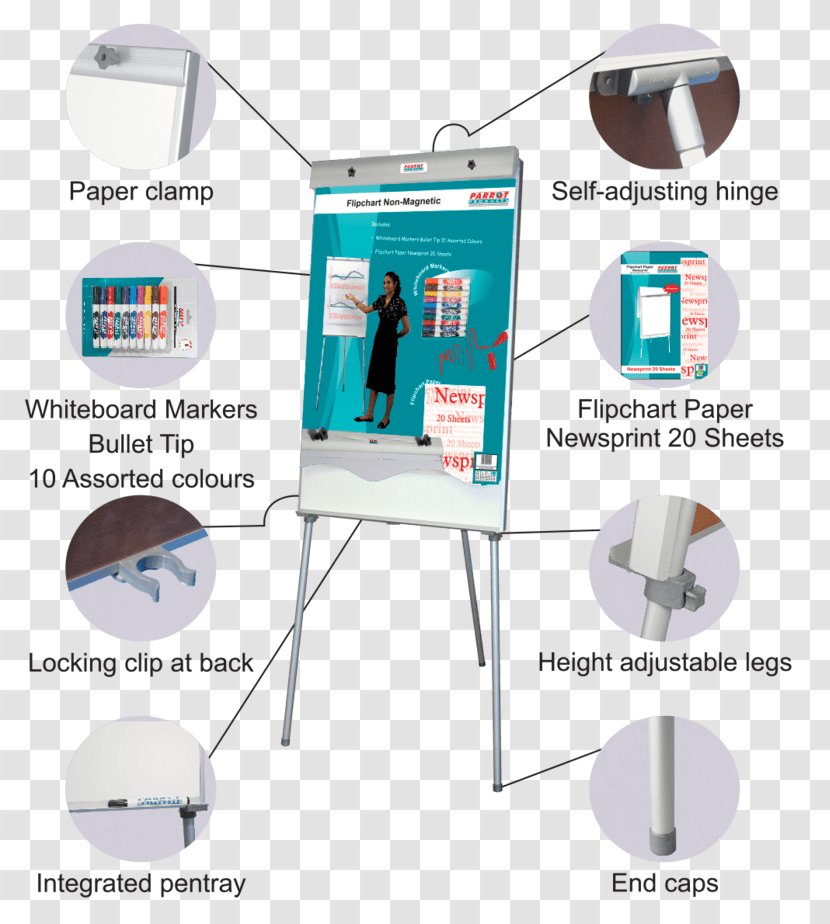 Paper Flip Chart Office Supplies - Staple - Meeting Transparent PNG