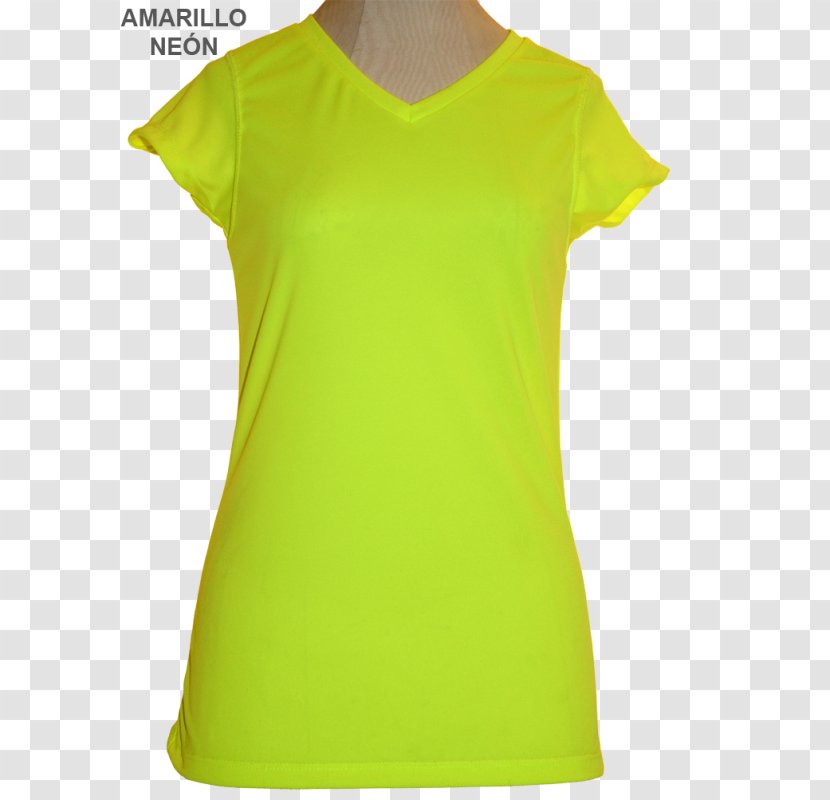 T-shirt Polo Shirt Sleeve Yellow Dress - Shoulder Transparent PNG