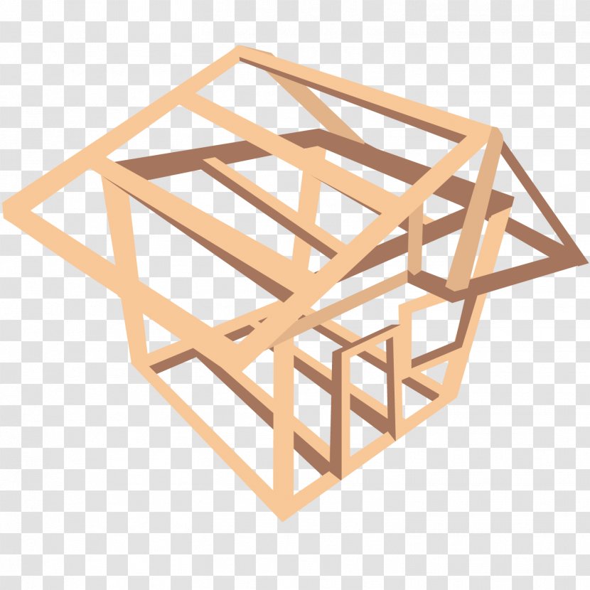 House Compressed Earth Block Wood - Structure - Housing Skeleton Transparent PNG