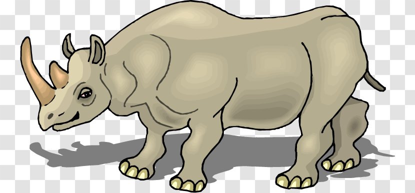 Rhinoceros Cattle Raster Graphics Horn Clip Art - Goat Antelope - Javan Transparent PNG