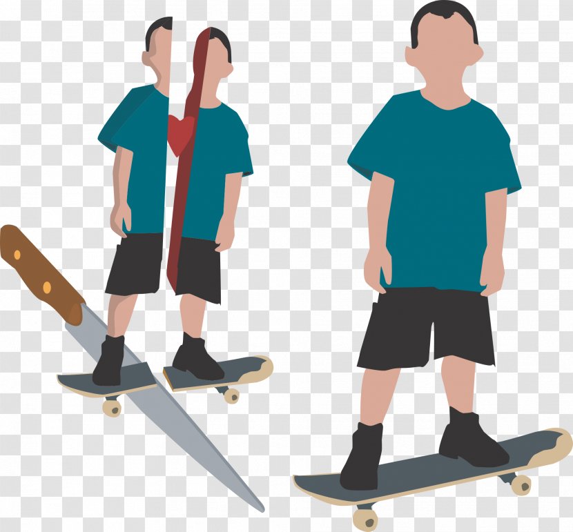 Longboard Skateboarding - Skateboard Transparent PNG