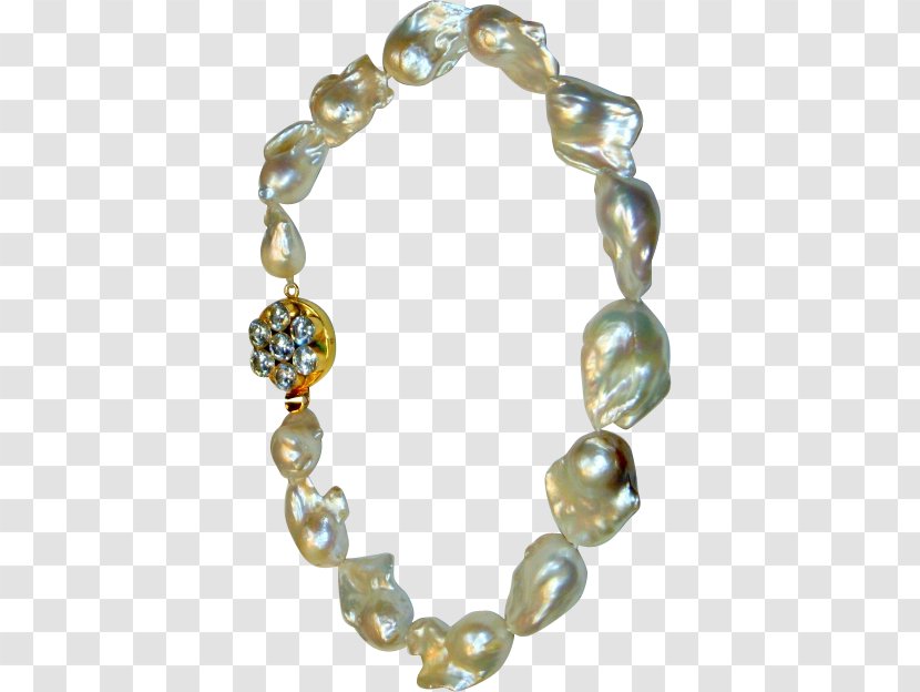 Baroque Pearl Necklace Bracelet Bead - Gemstone Transparent PNG