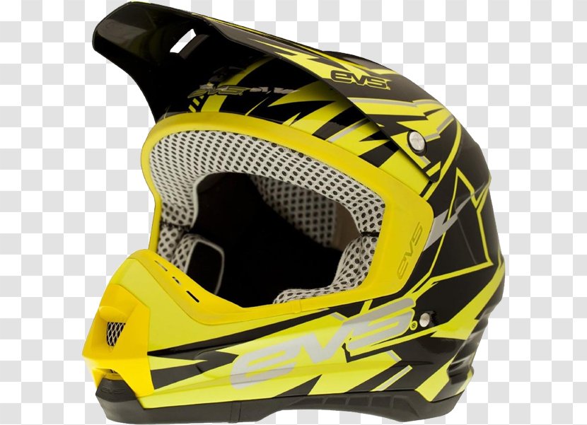 Motorcycle Helmet Bicycle Motocross - Hockey - Yellow Transparent PNG