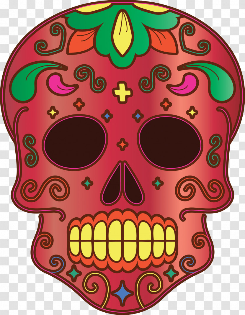 Calavera Day Of The Dead Día De Muertos Transparent PNG