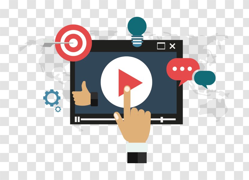 Social Video Marketing Digital Corporate Promotion Transparent PNG