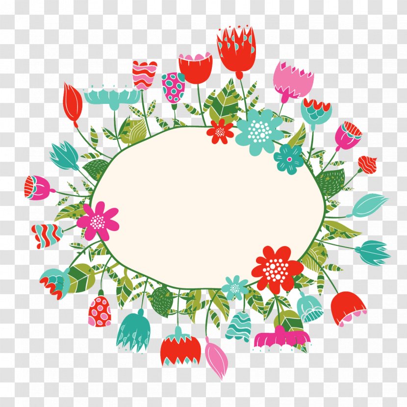 Color Border - Flower - Computer Graphics Transparent PNG