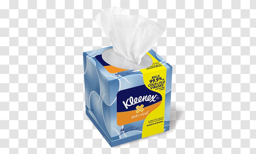 Facial Tissues Kleenex Antiviral Drug Virus Lotion - Common Cold - Wipes Transparent PNG