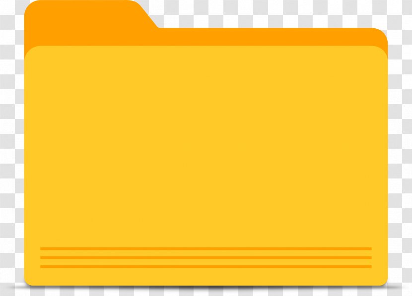 Directory Clip Art - Orange - Yellow Folder Cliparts Transparent PNG