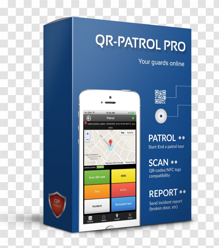 Smartphone Guard Tour Patrol System Security Mobile Phones - Phone Transparent PNG