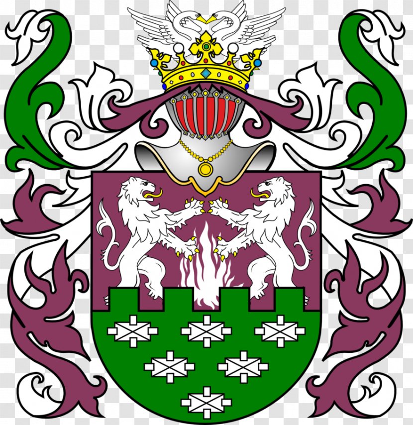 Poland Ostoja Coat Of Arms Polish Heraldry Leliwa - Haller - Star Transparent PNG