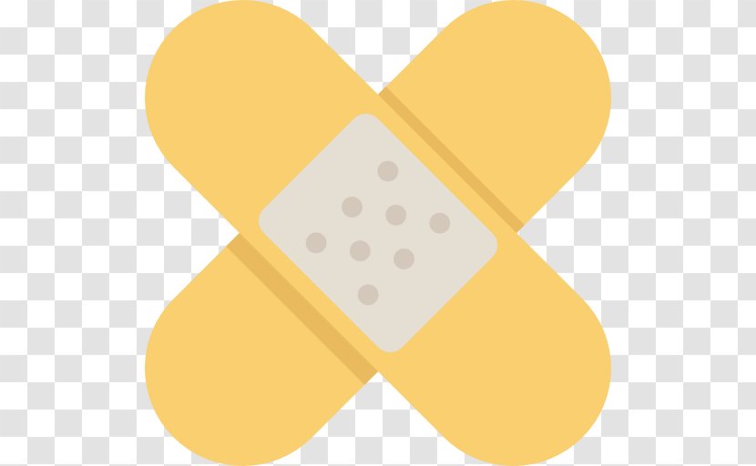 Yellow Material Patch - Medicine Transparent PNG