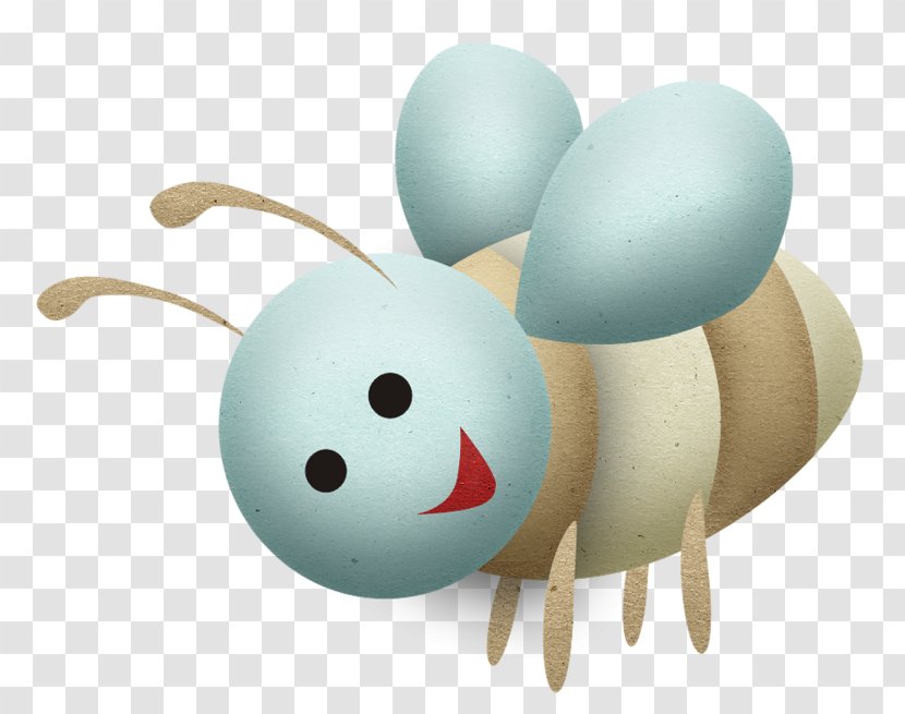 Bee Insect Cartoon Clip Art - Easter Egg Transparent PNG