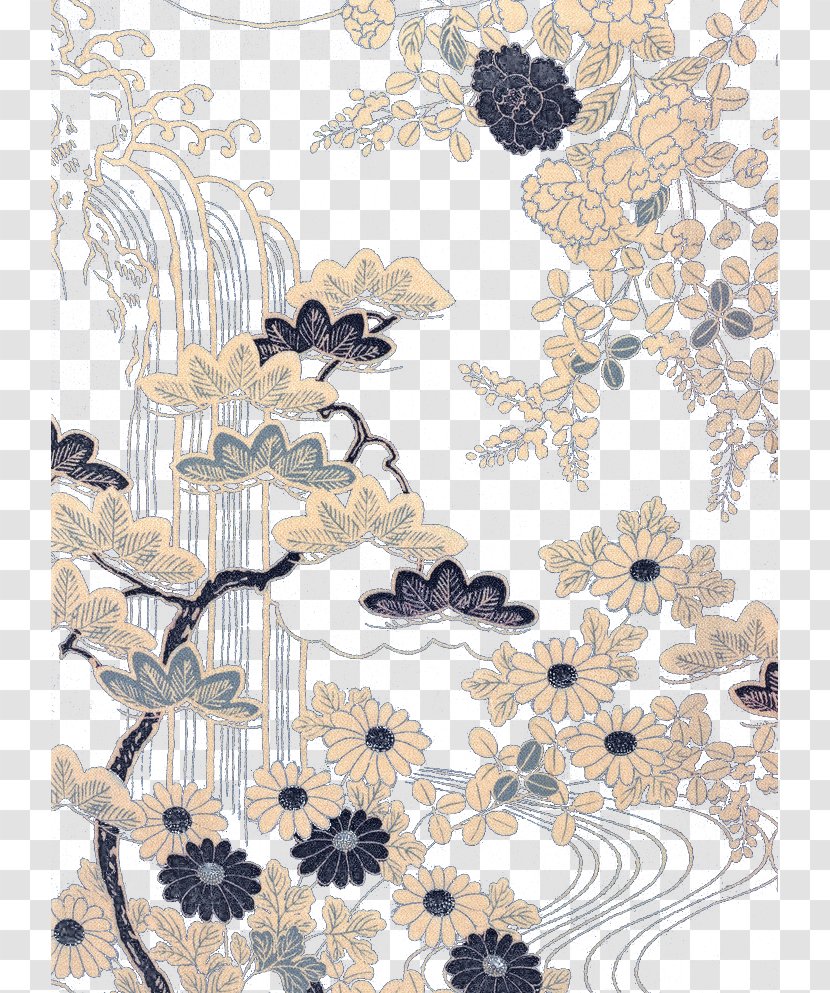 Euclidean Vector Icon - Wallpaper - Landscape Flowers Transparent PNG