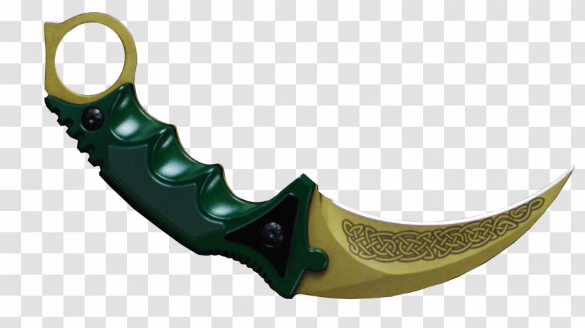 Knife Counter-Strike: Global Offensive Hunting & Survival Knives Karambit Ostrze - Weapon Transparent PNG