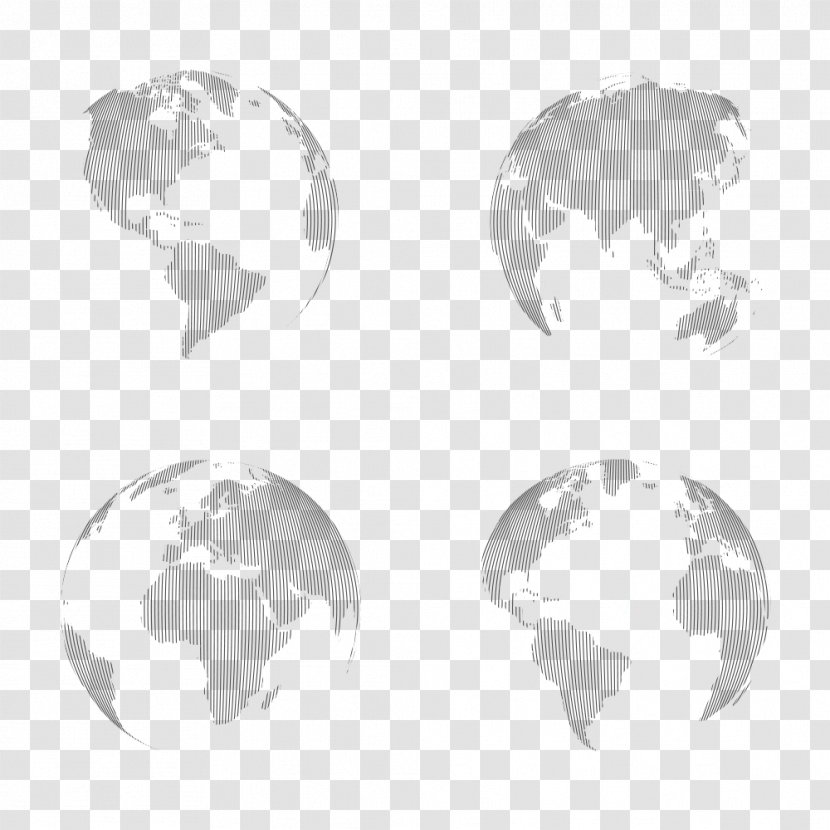 Globe World Map Illustration - Earth Transparent PNG