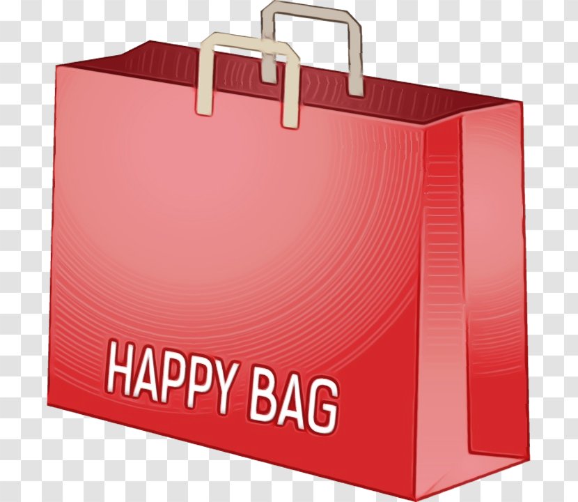 Shopping Bag - Watercolor - Office Supplies Transparent PNG