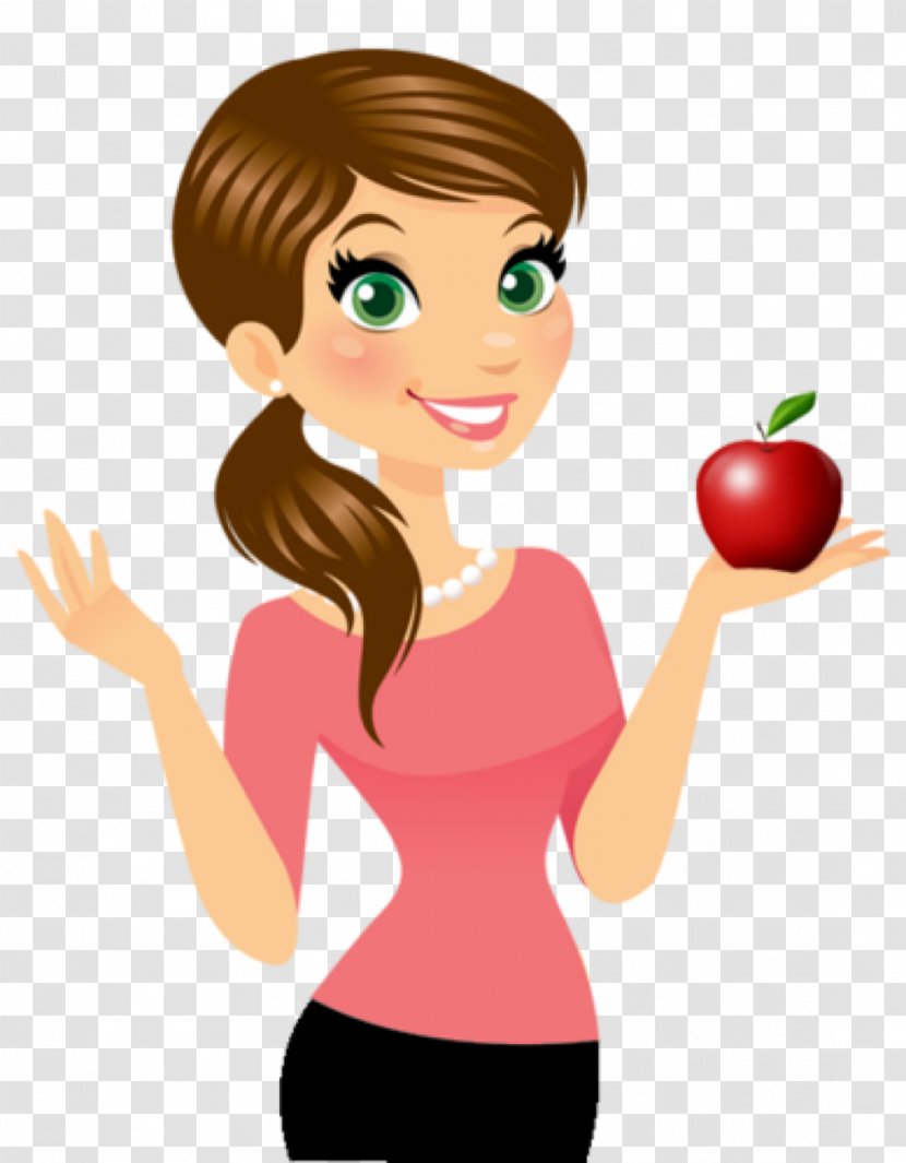 Cartoon Female - Tree - Teacher Kids Transparent PNG