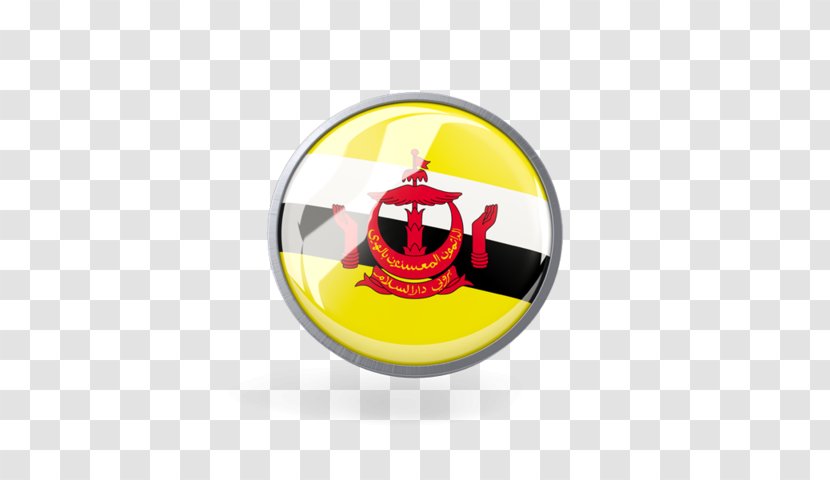 Flag Of Brunei Emblem Badge - Circle Metal Transparent PNG