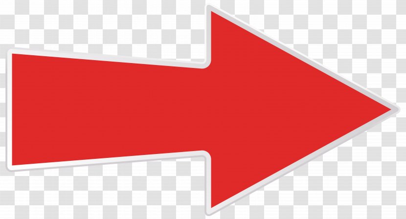 Logo Line Angle Brand - Red - Right Arrow Transparent Clip Art Image Transparent PNG