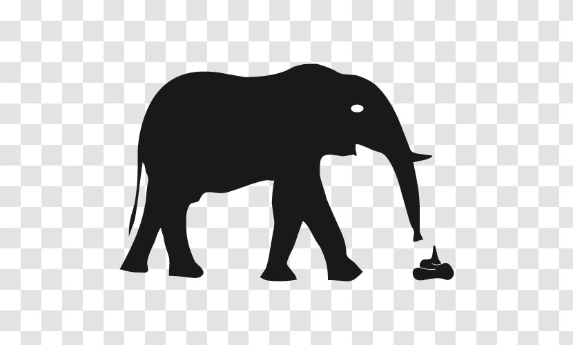 African Bush Elephant Elephants Clip Art Vector Graphics Silhouette - Snout Transparent PNG