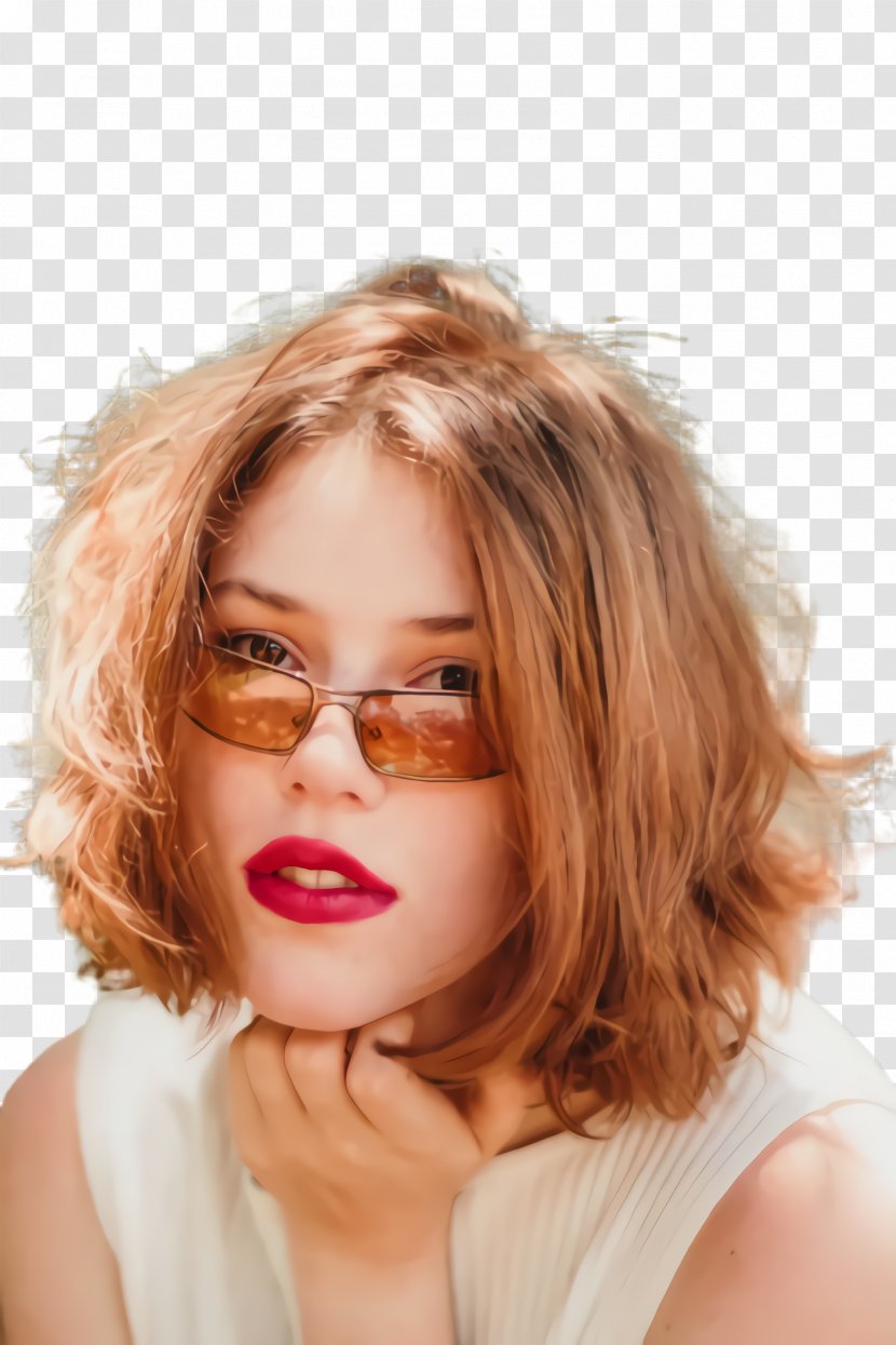 Hair Face Lip Blond Hairstyle - Skin - Head Transparent PNG