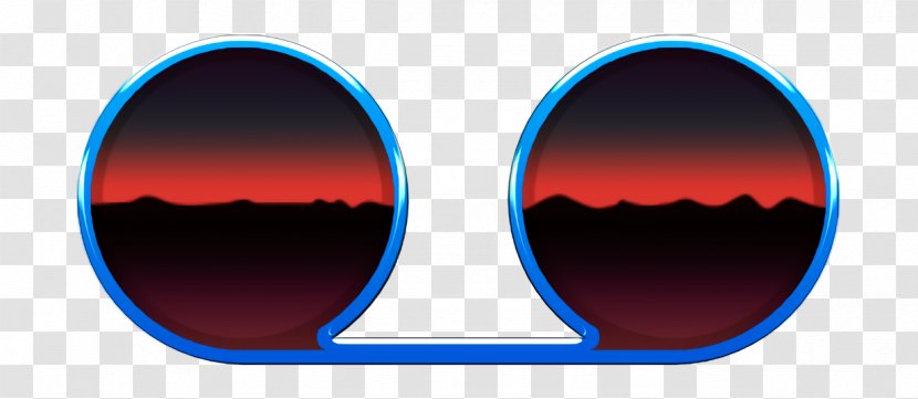 Record Icon Essential - Blue - Glasses Electric Transparent PNG