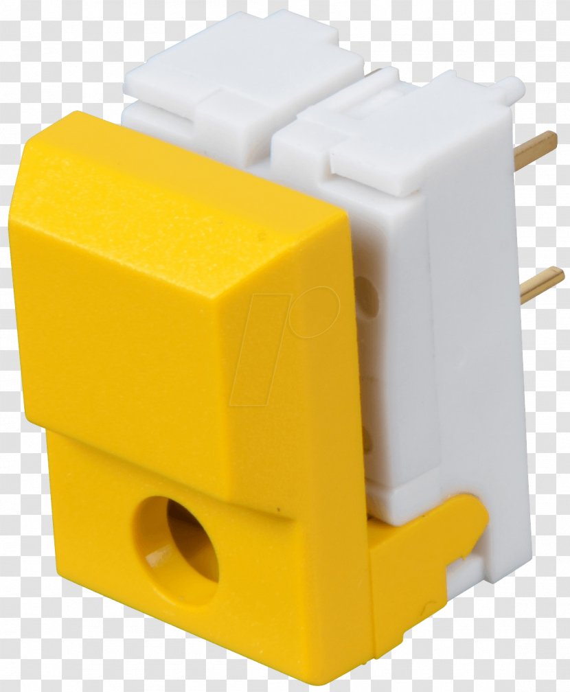 Electronic Component Yellow Push-button Electrical Switches - General Electric - Design Transparent PNG