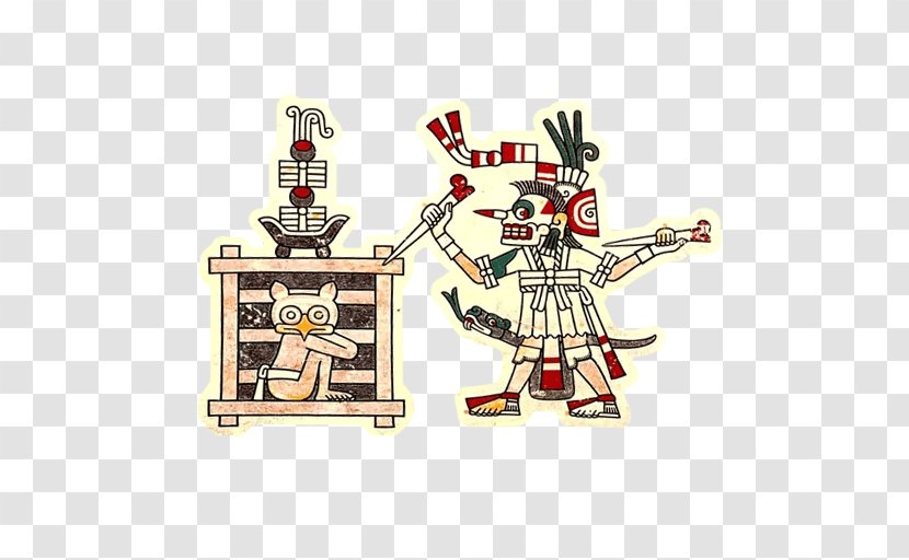 Painting Maya Civilization Mictlantecuhtli Ancient Art Quetzalcoatl - Peoples Transparent PNG