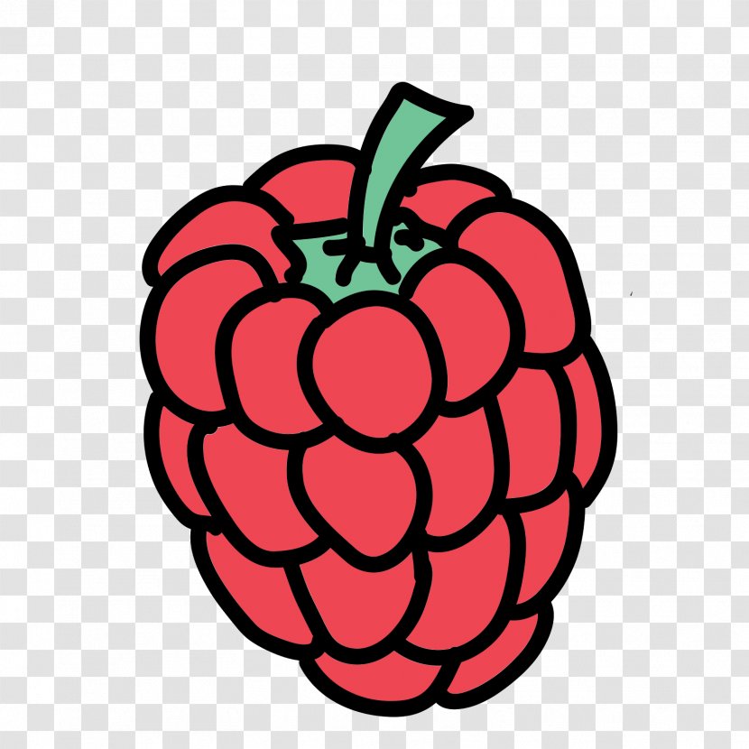Red Raspberry Clip Art Fruit Download - Food Transparent PNG