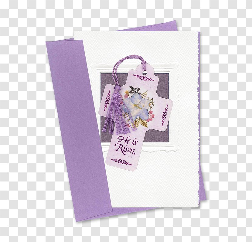 Paper Greeting & Note Cards - Violet - Creative Easter Ribbon Transparent PNG