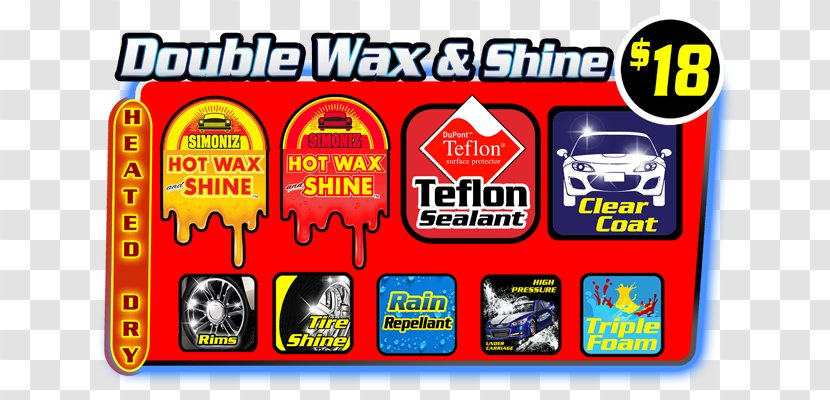 Brand Display Advertising Font - Car Wash Advertisement Transparent PNG