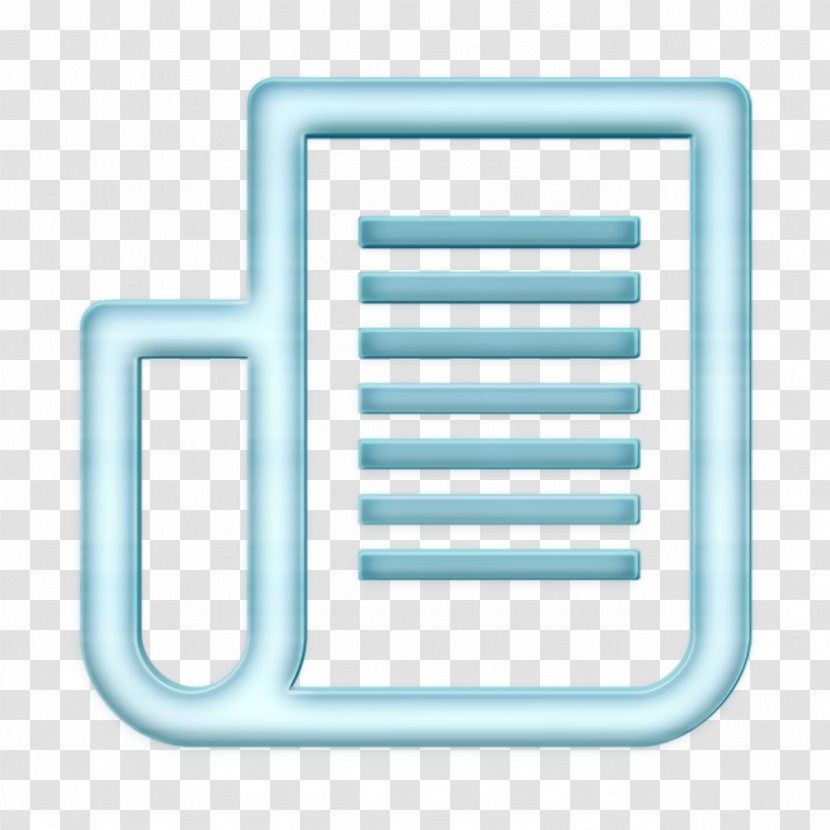 Document Icon File Filetype - Sheet - Rectangle Aqua Transparent PNG