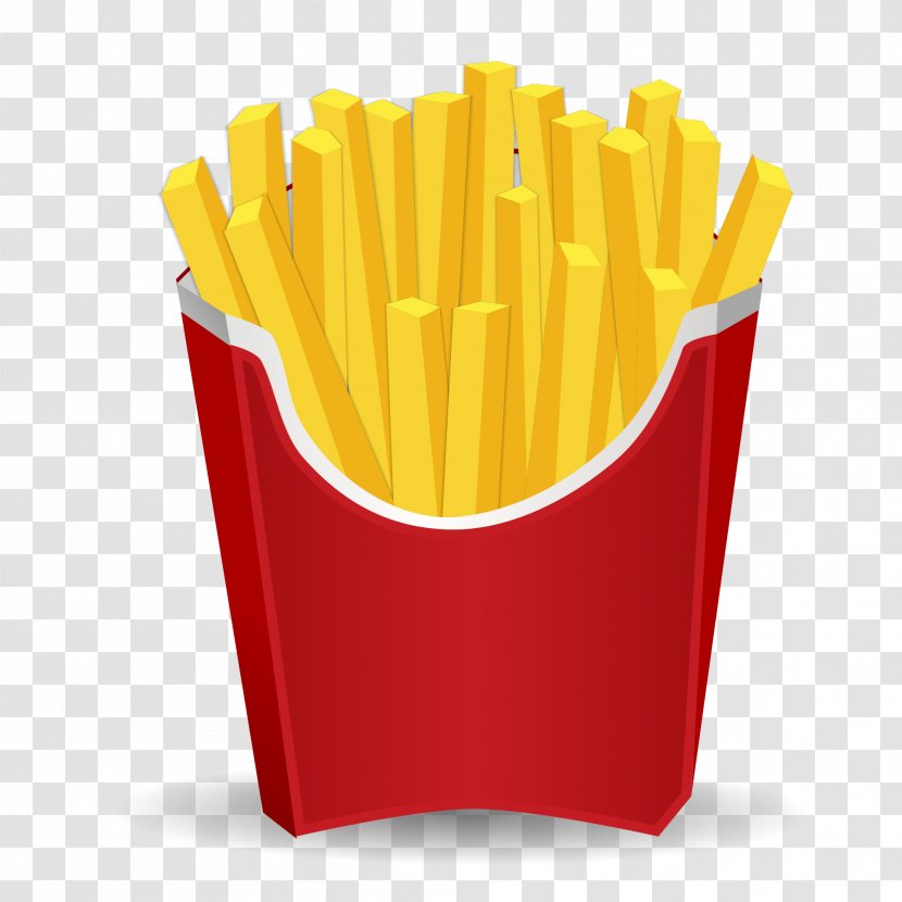 McDonald's French Fries Hamburger Fast Food Clip Art - Potato_chips Transparent PNG