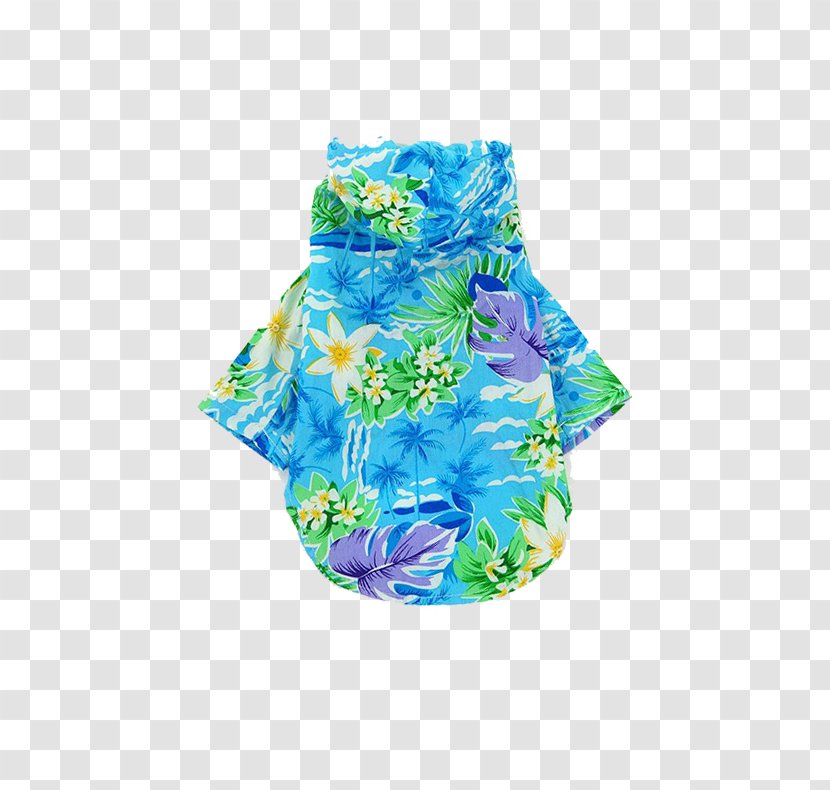 Hawaiian Poi Dog T-shirt Clothing Aloha Shirt - Turquoise Transparent PNG