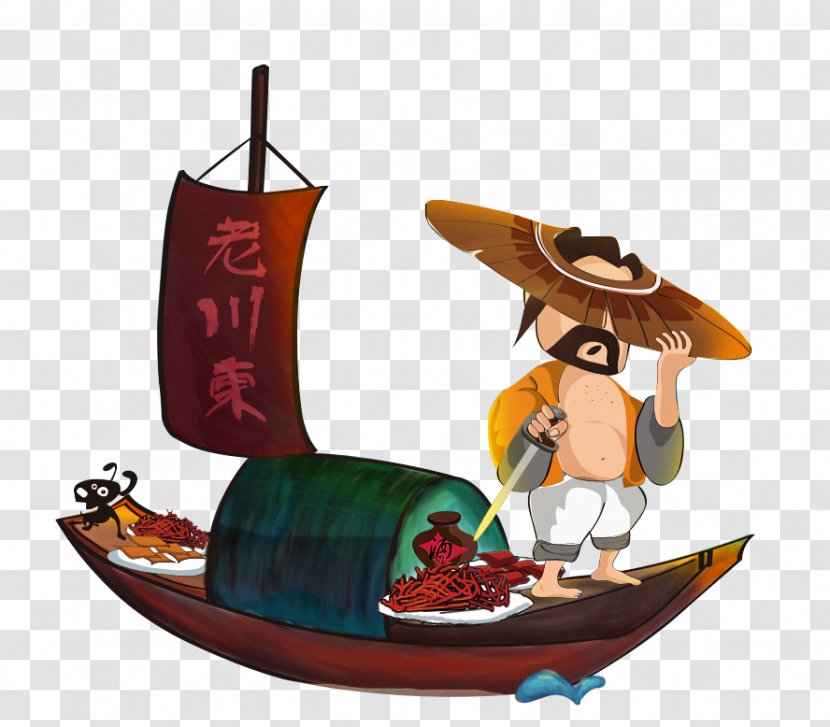 Boatman Design Image - Boat Transparent PNG