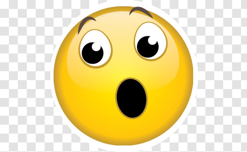 Emoticon Emoji Surprise Happiness IPhone - Facial Expression Transparent PNG