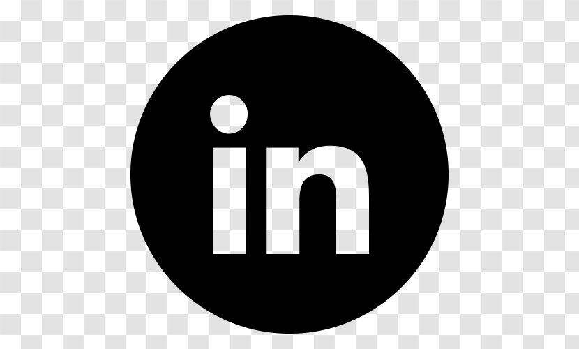 LinkedIn Logo Atrio Systems Inc - Black And White - Linked In Transparent PNG