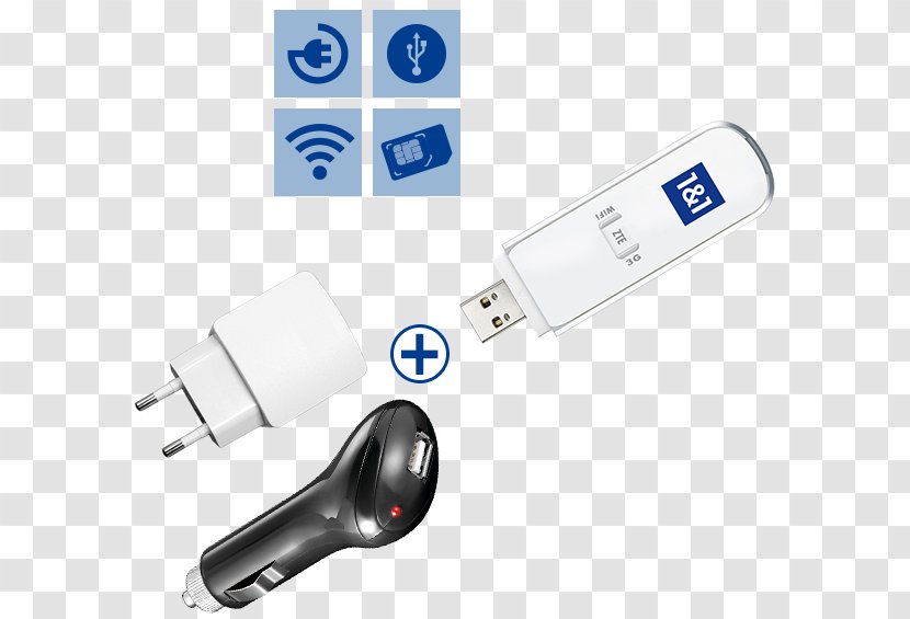 USB Flash Drives LTE Mobile Broadband Modem 4G Transparent PNG