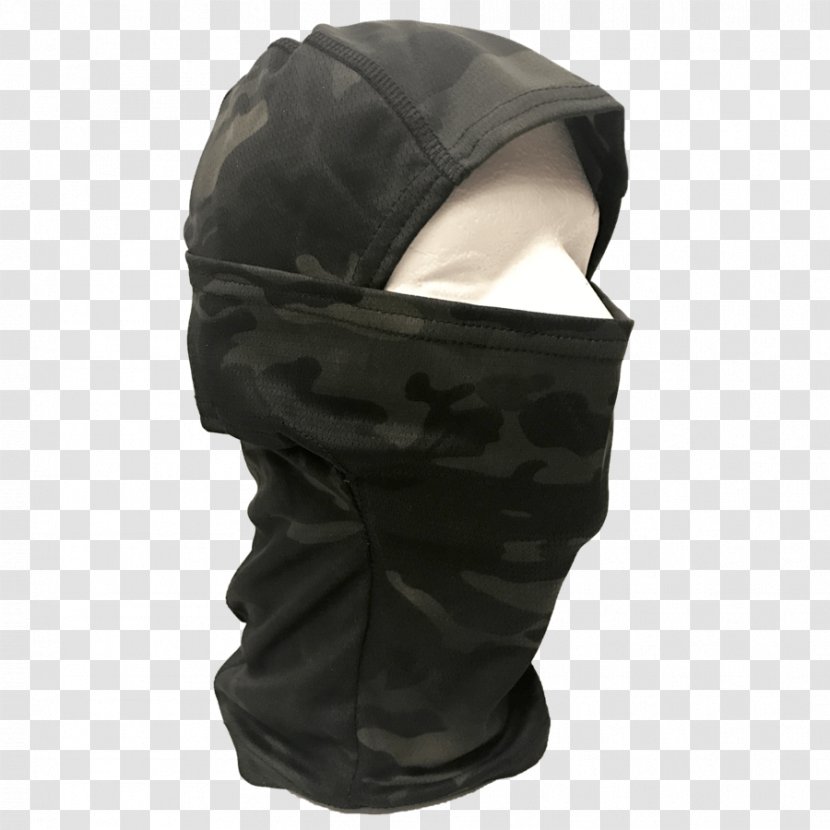 Balaclava MultiCam Hood Mask Camouflage - Military Transparent PNG
