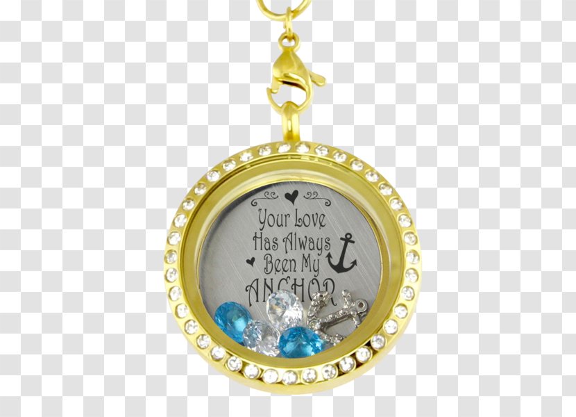 Locket Charm Bracelet Jewellery Charms & Pendants - Gold Anchor Transparent PNG