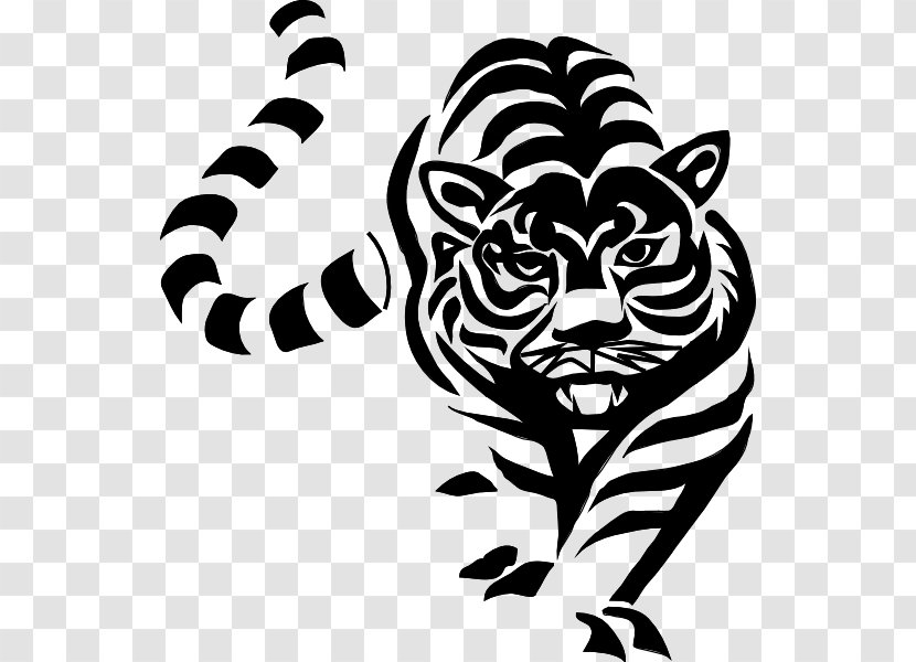 White Tiger Clip Art - Head - Building Silhouette Transparent PNG