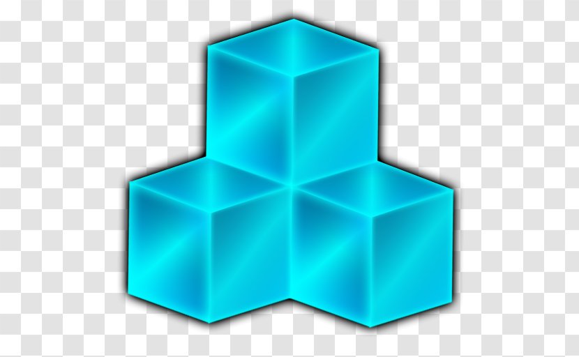 Cube Art Drawing Three-dimensional Space - Turquoise - 3d Transparent PNG