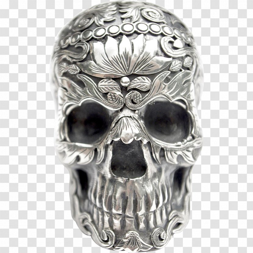 Silver Body Jewellery Skull Transparent PNG