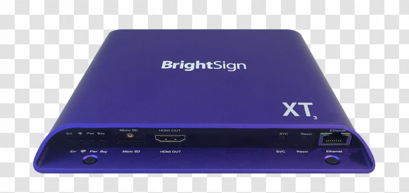 BrightSign XD233 XT1143 Digital Signs Media Player HO523 - Brightsign Xt243 - Zurich Airport Transparent PNG