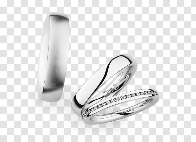 Wedding Ring Engagement Jewellery Białe Złoto Transparent PNG