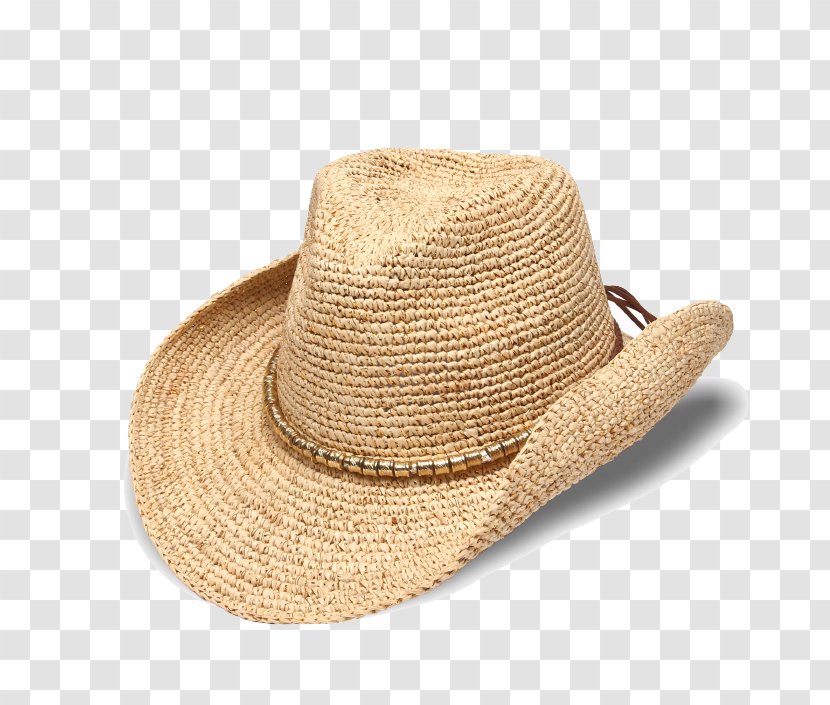 Sun Hat Cowboy T-shirt Fedora - Raffia Picture Transparent PNG