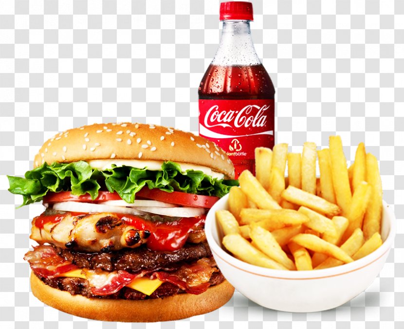 Hamburger Whopper Chicken Sandwich Fried Fast Food - American Transparent PNG