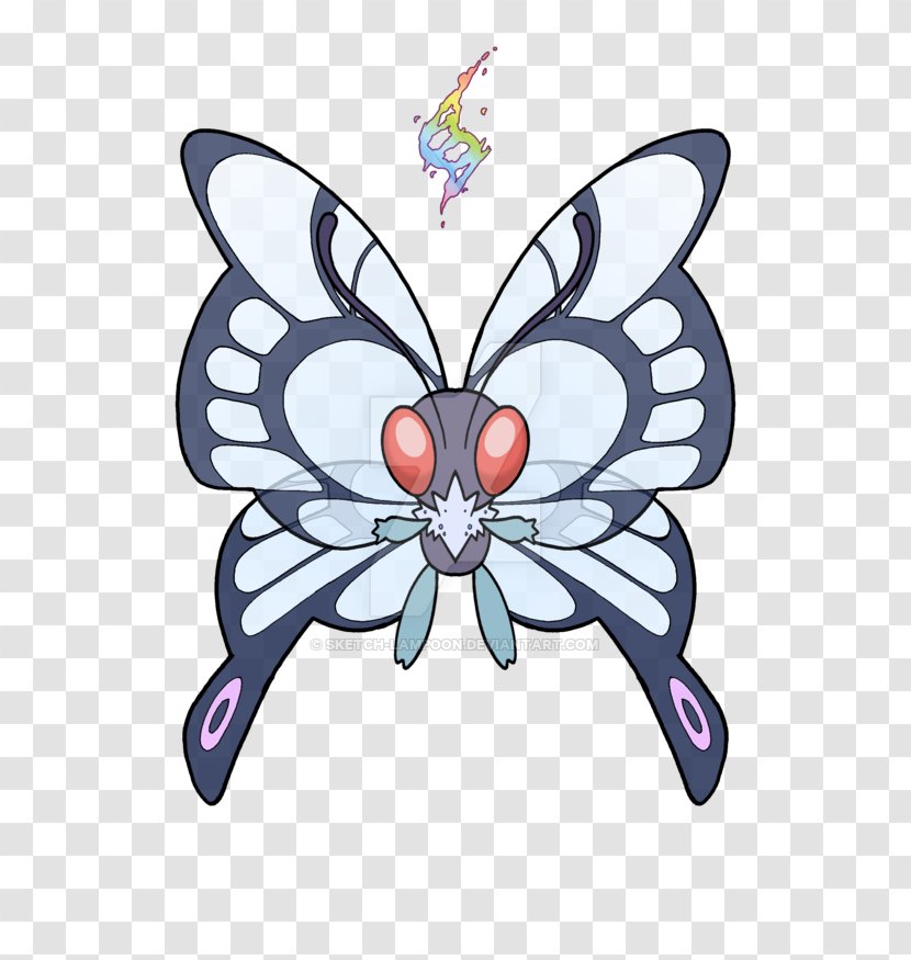Butterfree Monarch Butterfly Beedrill Pikachu Image - Sandshrew Transparent PNG