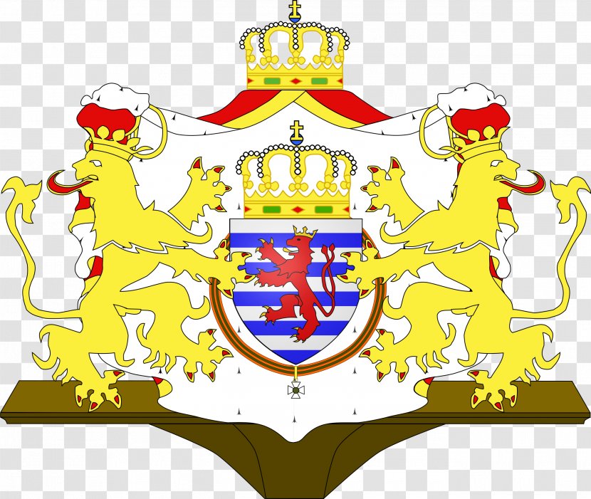 Coat Of Arms Luxembourg Luxembourgish Crown - Symbol - I Transparent PNG